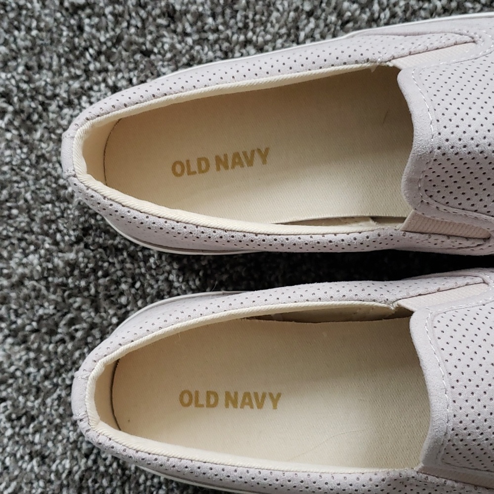 Old Navy Perforated Faux-Suede Slip-On Sneakers - Picture 3 of 5